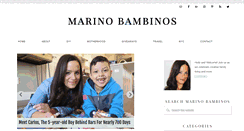 Desktop Screenshot of marinobambinos.com